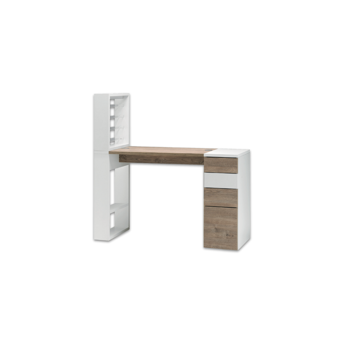 TAVOLO NAILS CON ESPOSITORE E 8 CASSETTI SPACE NEBULA5